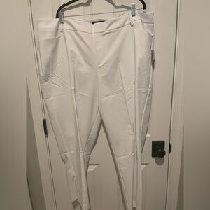Eloquii NWT 24S/24P Women’s Plus White Kady Pants